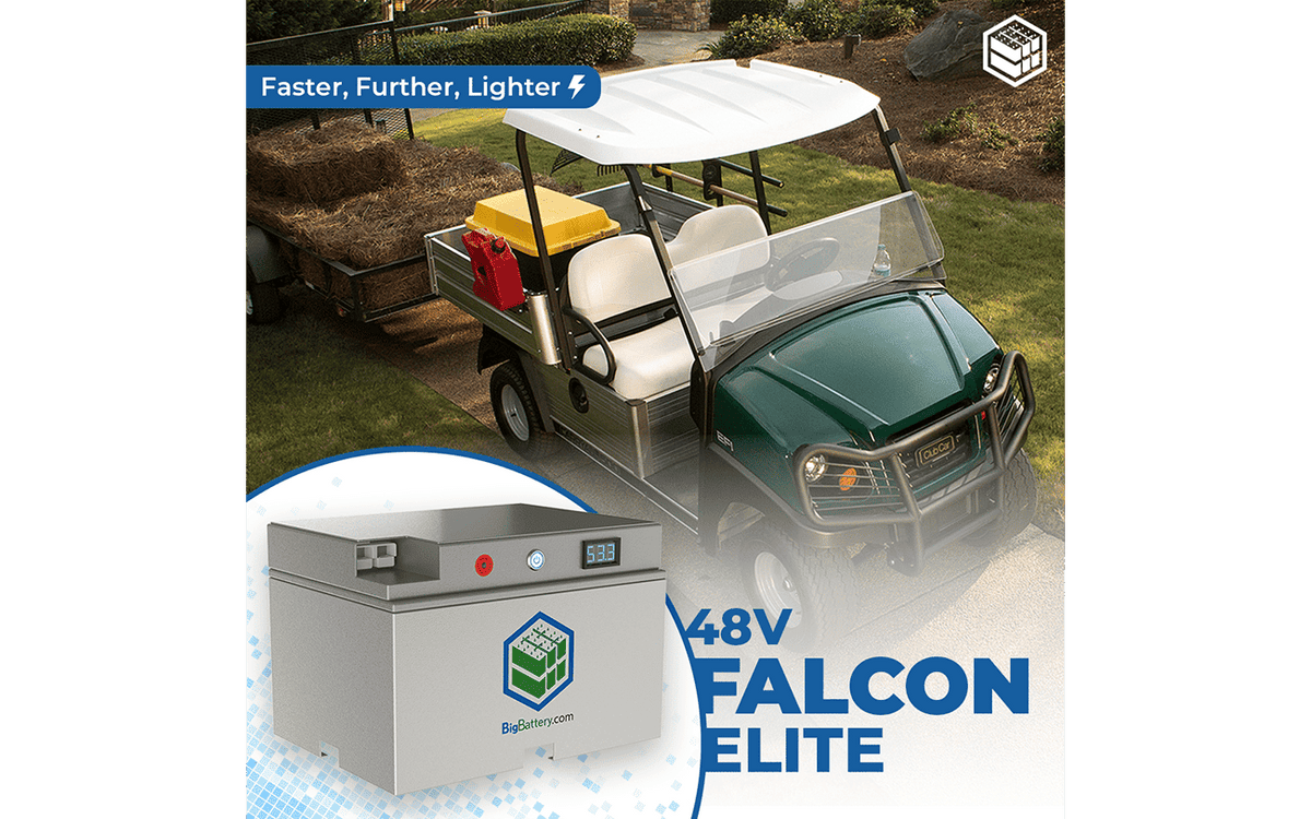 Big Battery 48V 2X FALCON ELITE KIT – LiFePO4 – 122Ah – 6.12kWh