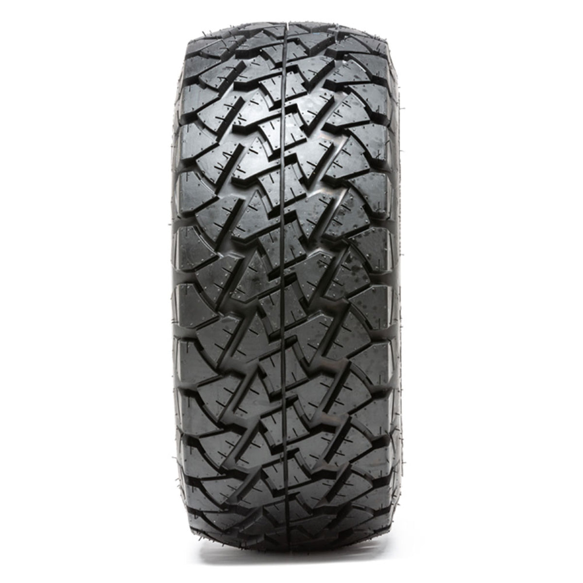 14" GTW Specter Black and Machined Wheels with 22" Timberwolf Mud Tires Set of 4