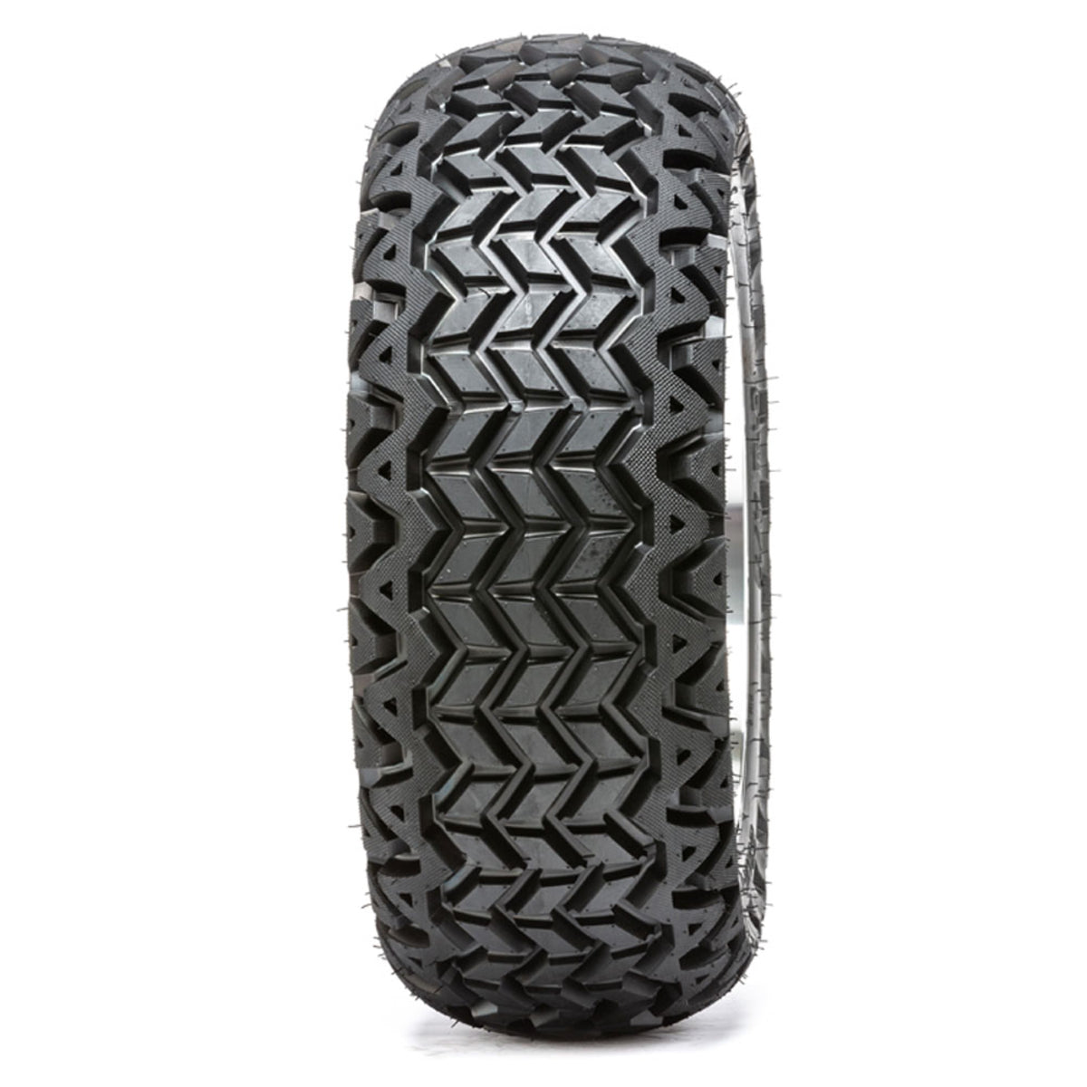 14" GTW Vampire Black and Machined Wheels with 23" Predator A/T Tires Set of 4