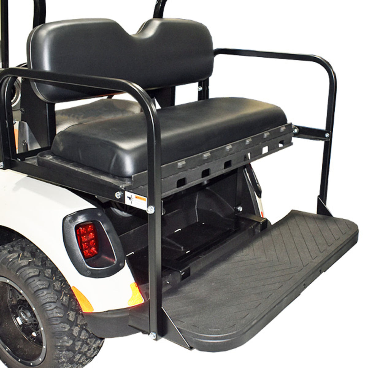 GTW Mach3 Rear Seat Kit for Club Car Black