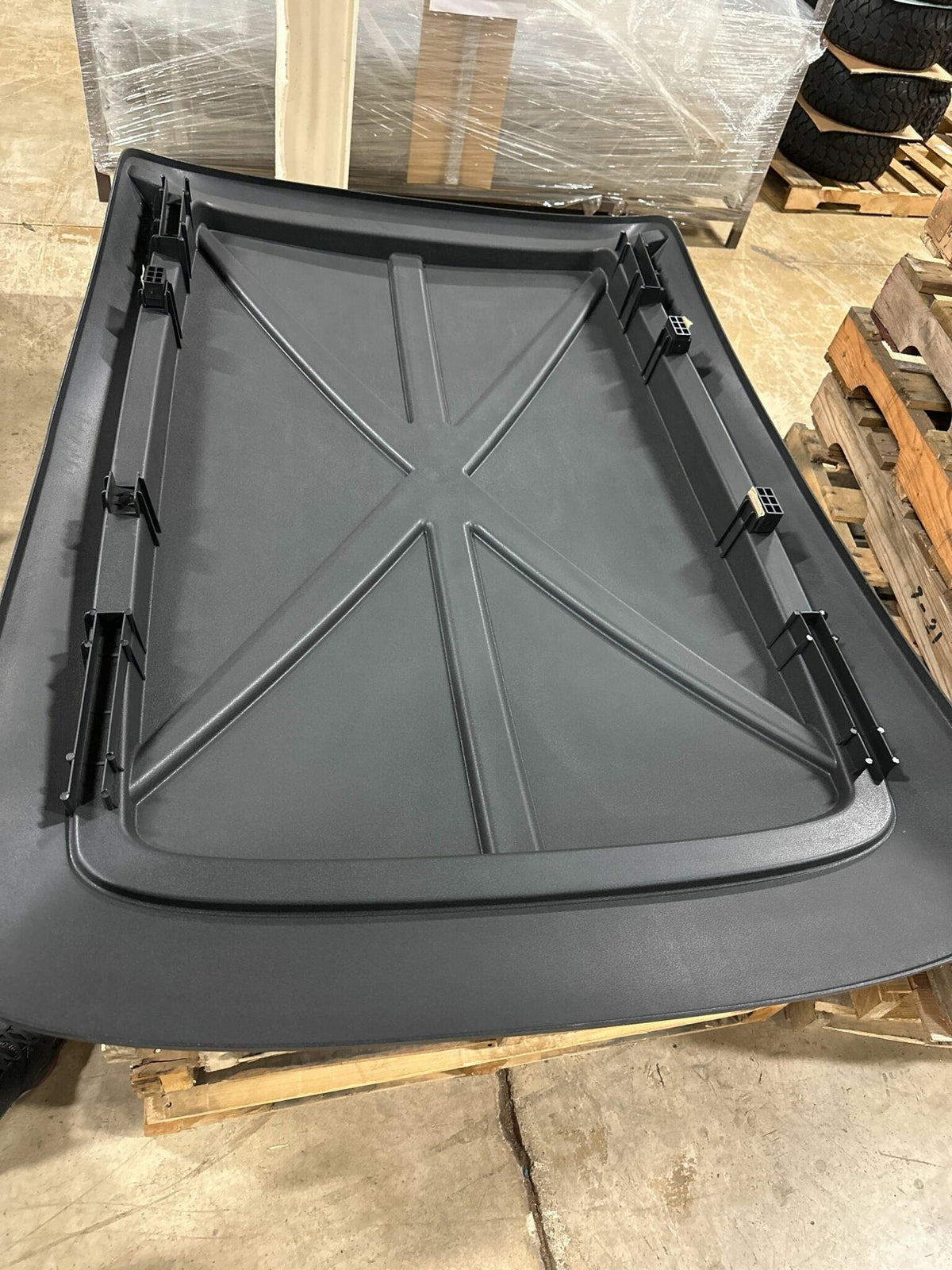 MOAB Plastic Roof 54” with Rainwater diversion and quick support channel