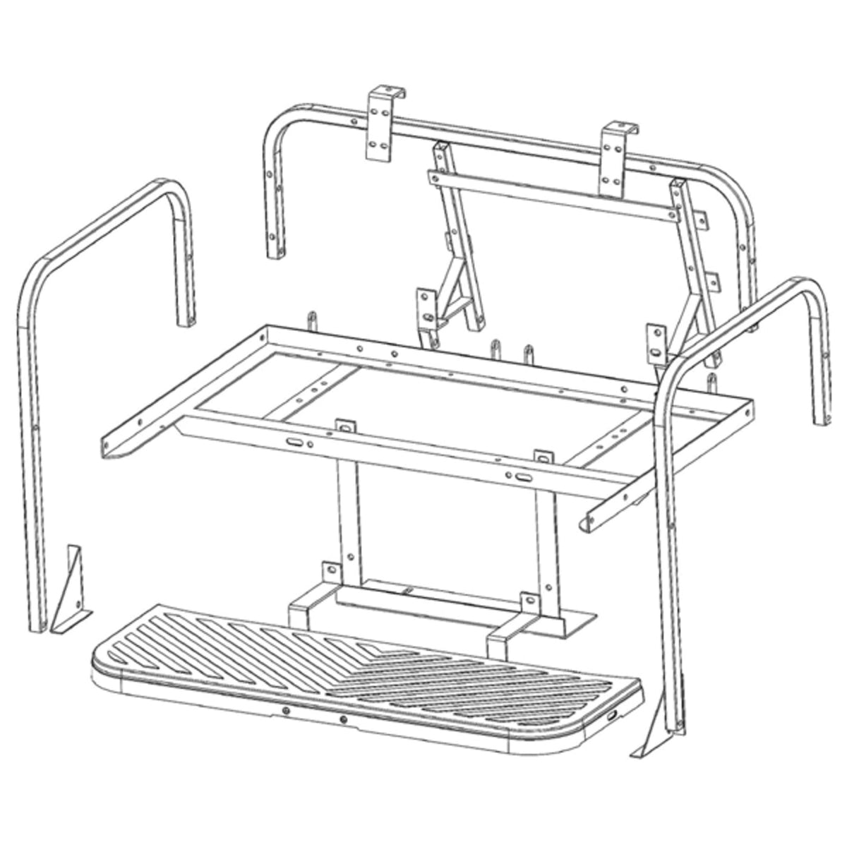 GTW MACH3 Flip Frame Only Yamaha G29/Drive (Years 2007-2016)