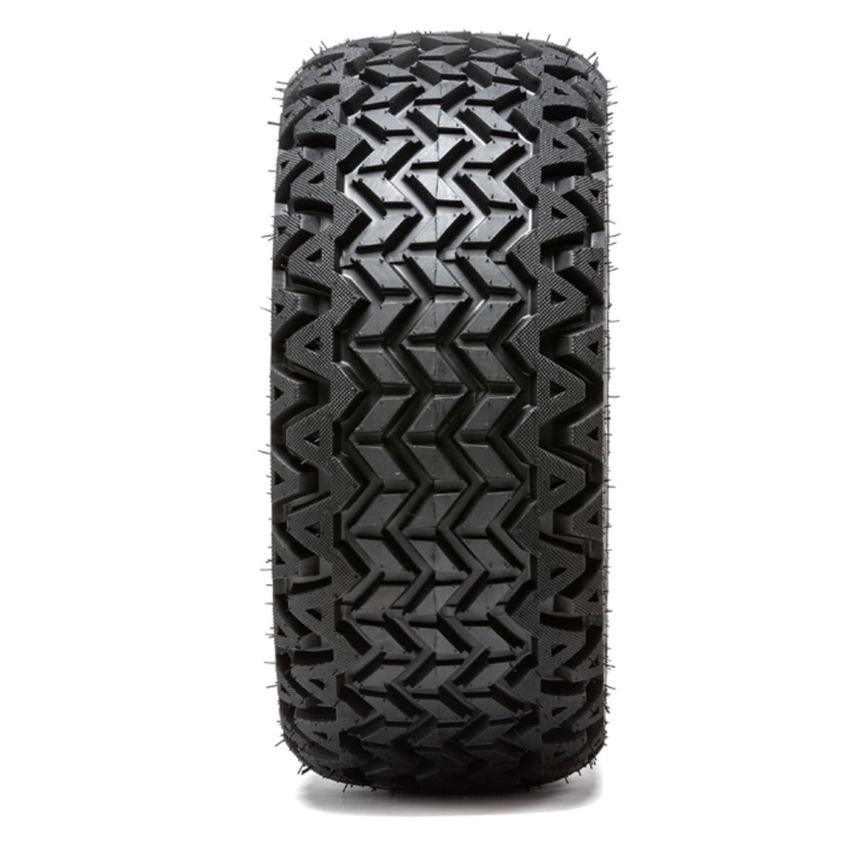 12" GTW Tempest Black and Machined Wheels with 23" Predator A/T Tires Set of 4