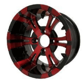 SGC 10′′ Vampire Red/Black Wheel – Aluminum Alloy (SET OF 4)