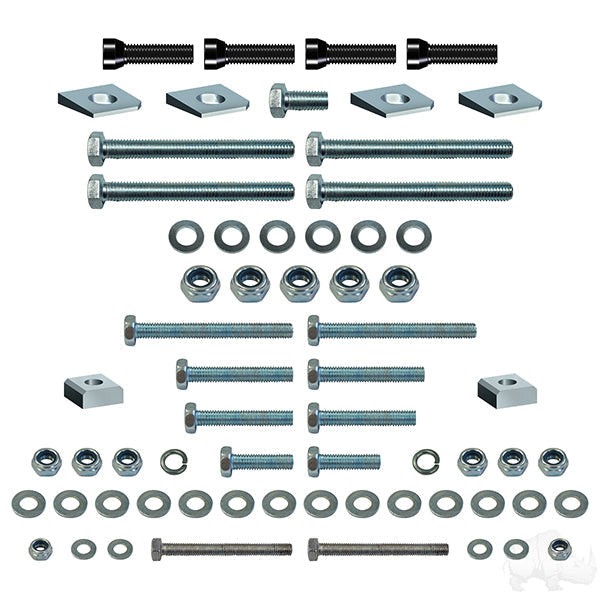 RHOX BMF 6" Golf Cart A-Arm Lift Kit, Yamaha Drive2 Electric, Non-EFI Gas