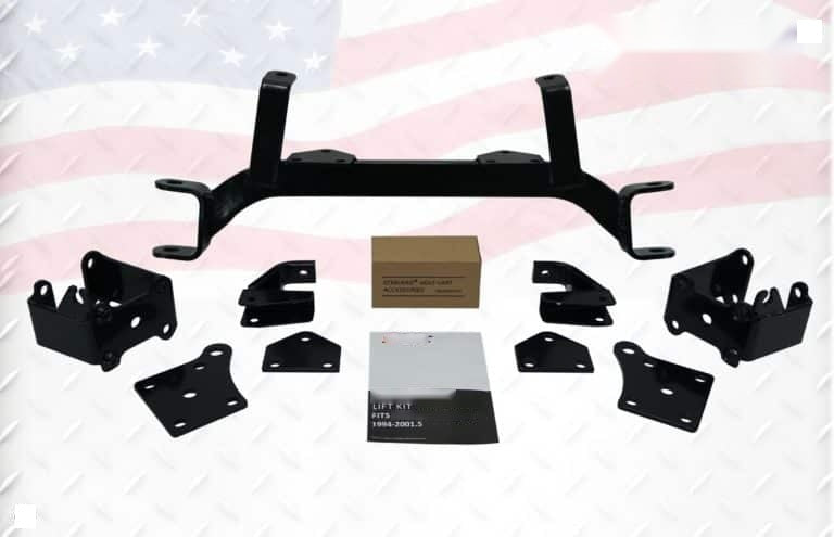 Lift Kit – 6′′ Drop Axle kit for EZGO MPT/ Workhorse 1200 (1994 – 2001.5) Gas