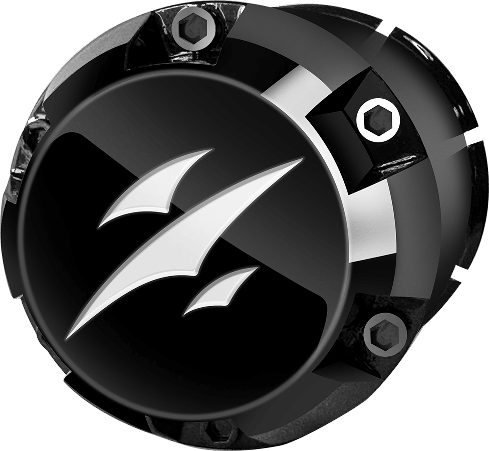SGC 14" Black Widow Wheel - Aluminum Alloy / STEELENG 205/30-14 QH Low Profile