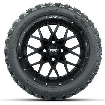 GTW Vortex Wheels 14 in Wheels with 23x10-14 in Nomad All Terrain Tires - Set