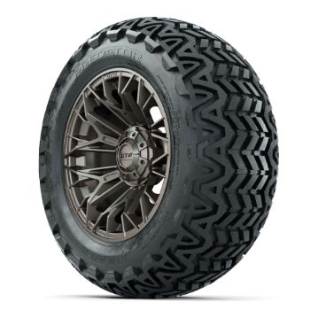Set of (4) 14 in GTW® Stellar Matte Bronze Wheels with 23x10-14 Predator