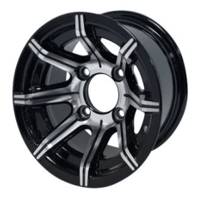 SGC 10′′ Spider Machined/Black Wheel – Aluminum Alloy (SET OF 4)