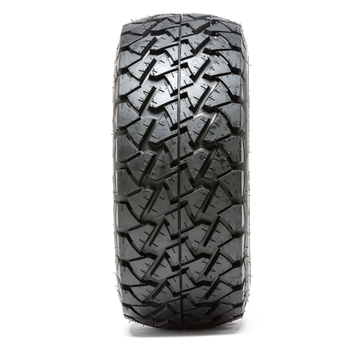 12" GTW Tempest Black and Machined Wheels with 22" Timberwolf Mud Tires Set of 4