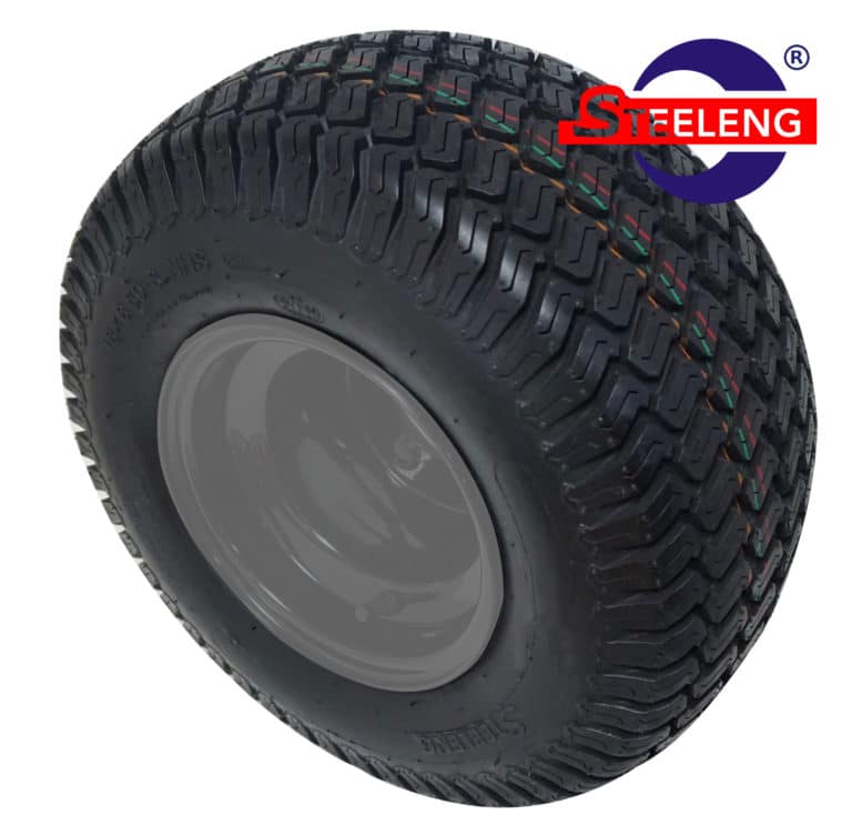 STEELENG 18′′x8.5′′-8′′ Turf Tires (SET OF 4)