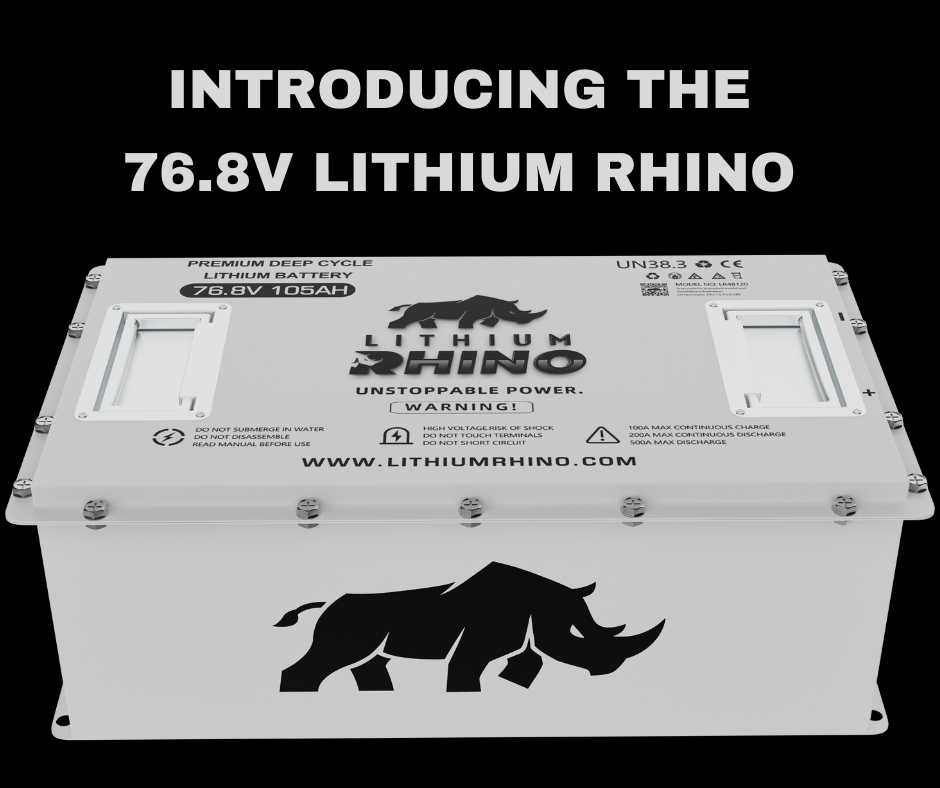 Rhino 76V 105ah LITHIUM CONVERSION KIT