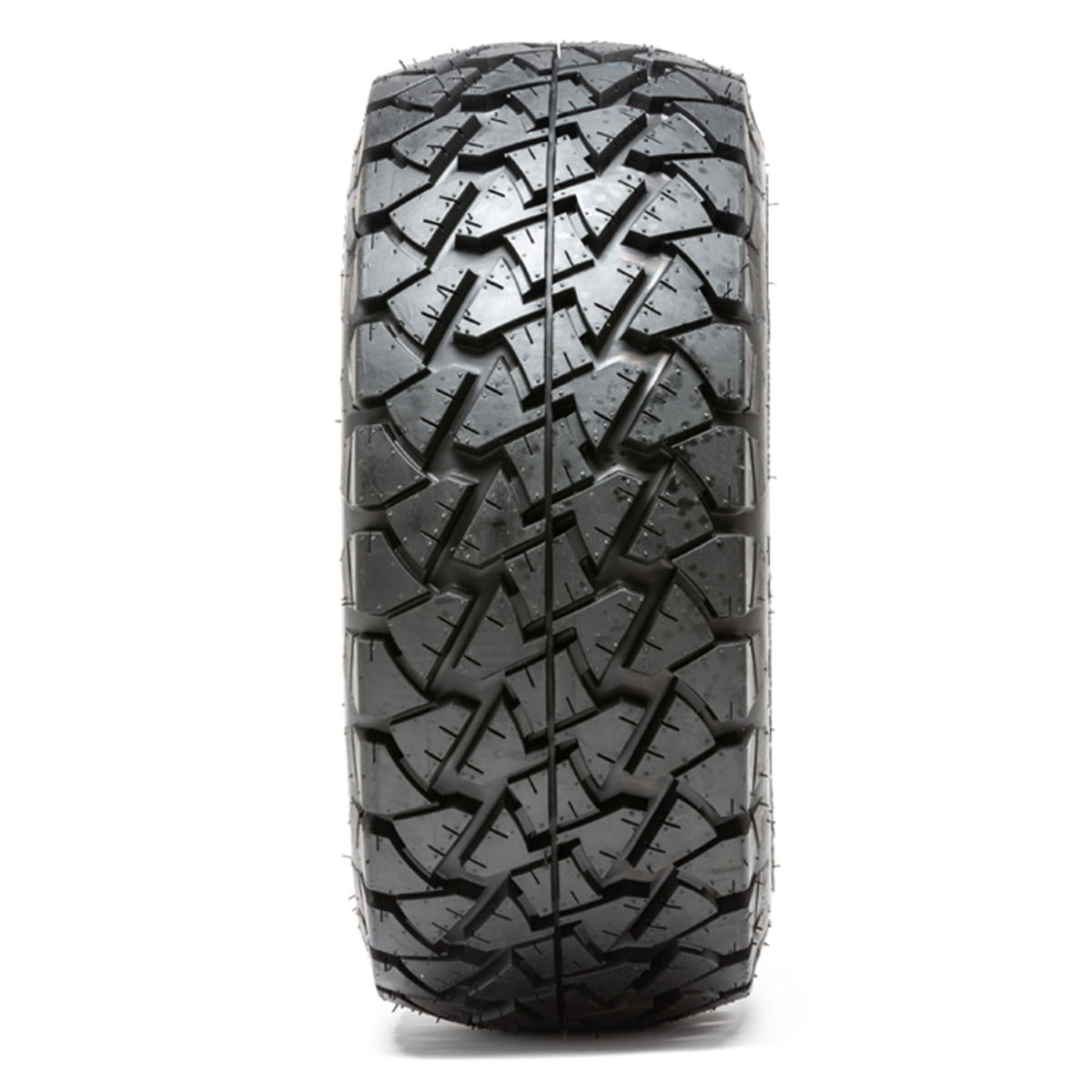 14" GTW Vampire Black and Machined Wheels with 22" Timberwolf Mud Tires Set of 4