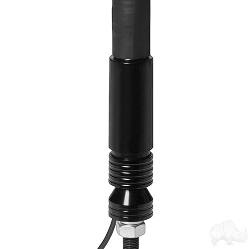 LED Whip Light Stick - 4' RGB Wrapped with remote Control Color