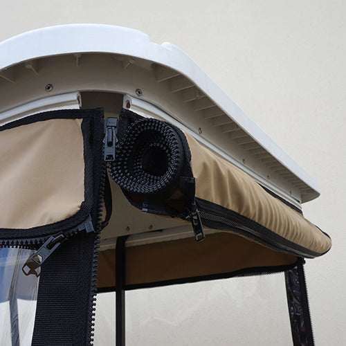 Odyssey Enclosure - 88" RHOX Top - EZGO RXV 08+ with Rear Seat Black