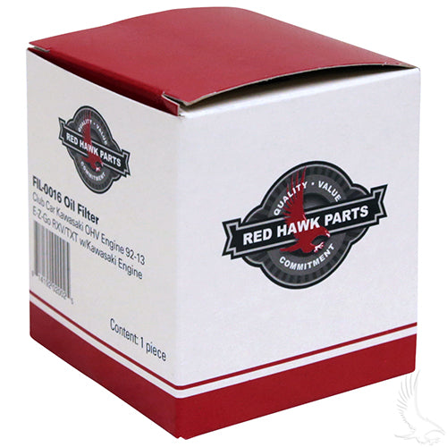 Golf Cart Oil Filter - EZGO RXV/TXT 2008+ with Kawasaki Engine - Club Car OHV