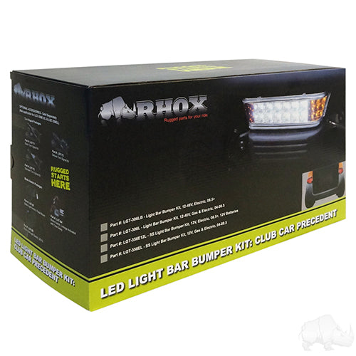 RHOX LED Light Bar Kit w/ Plug and Play Harness - Club Car Precedent - Electric