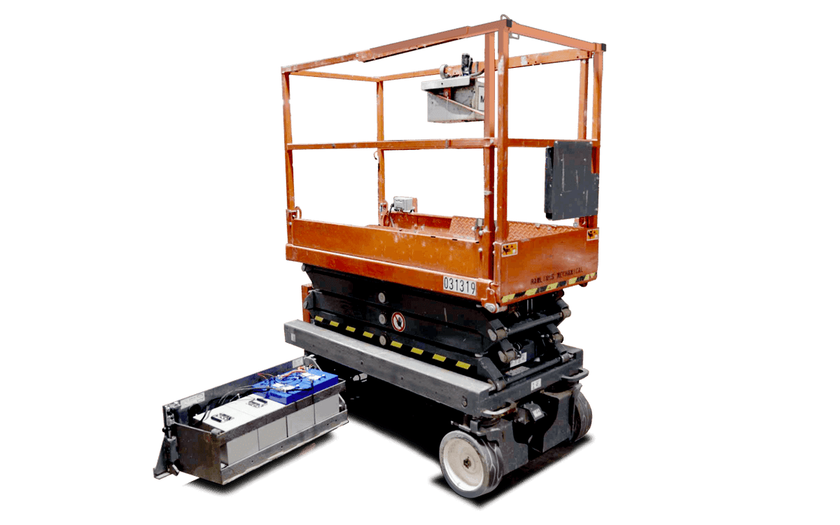 Big Battery 24V 2x EAGLE 2 Scissor Lift Kit