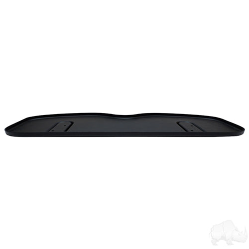 Golf Cart Seat Back Shell - Black Plastic - E-Z-GO TXT 14+