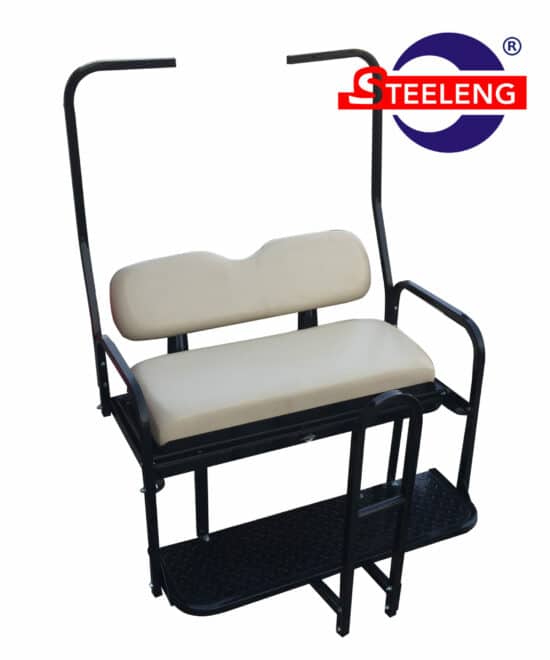 STEELENG Rear Flip Seat - Club Car DS - Old Style (1982-2000.5) / Buff Cushion