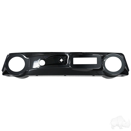 Golf Cart Dash - Deluxe with Radio/Speaker Cutout - Carbon Fiber - Club Car