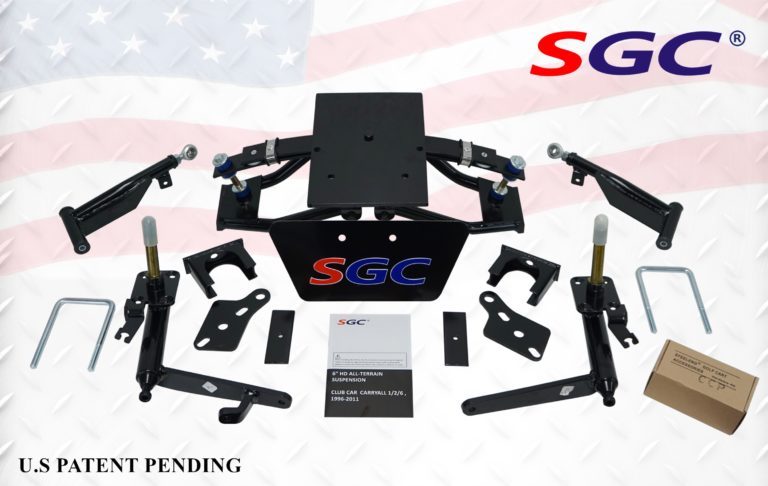 Lift Kit – 6” Heavy Duty Double A-Arm Suspension for Club Car Carryall/Villager