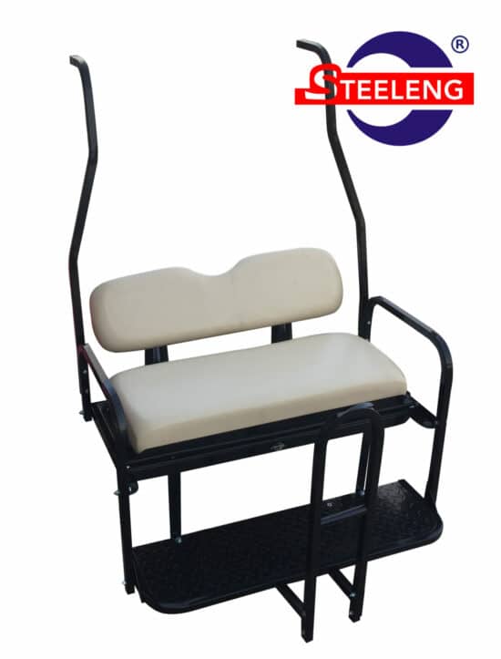 STEELENG Rear Flip Seat - Club Car DS - Style (2000.5-2013) / Black Cushion Set