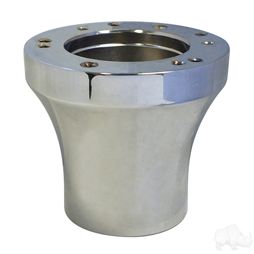 Club Car DS Golf Cart Steering Wheel Adapter - 1984+ (Chrome)