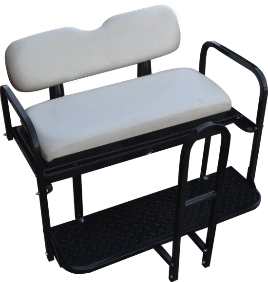 NOMAD Rear Flip Seat – EZGO TXT / White Cushion Set