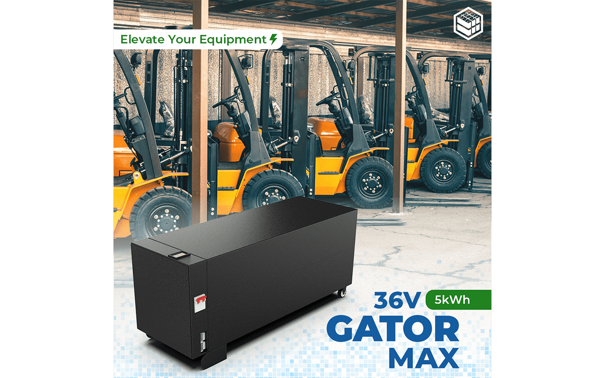 Big Battery 36V 4X GATOR MAX KIT – LiFePO4 – 480Ah – 20kWh