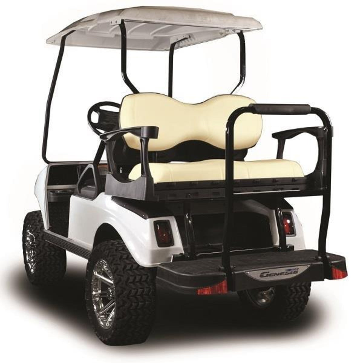 MadJax Genesis 250 with Deluxe Buff Steel Rear Flip Seat Club Car DS