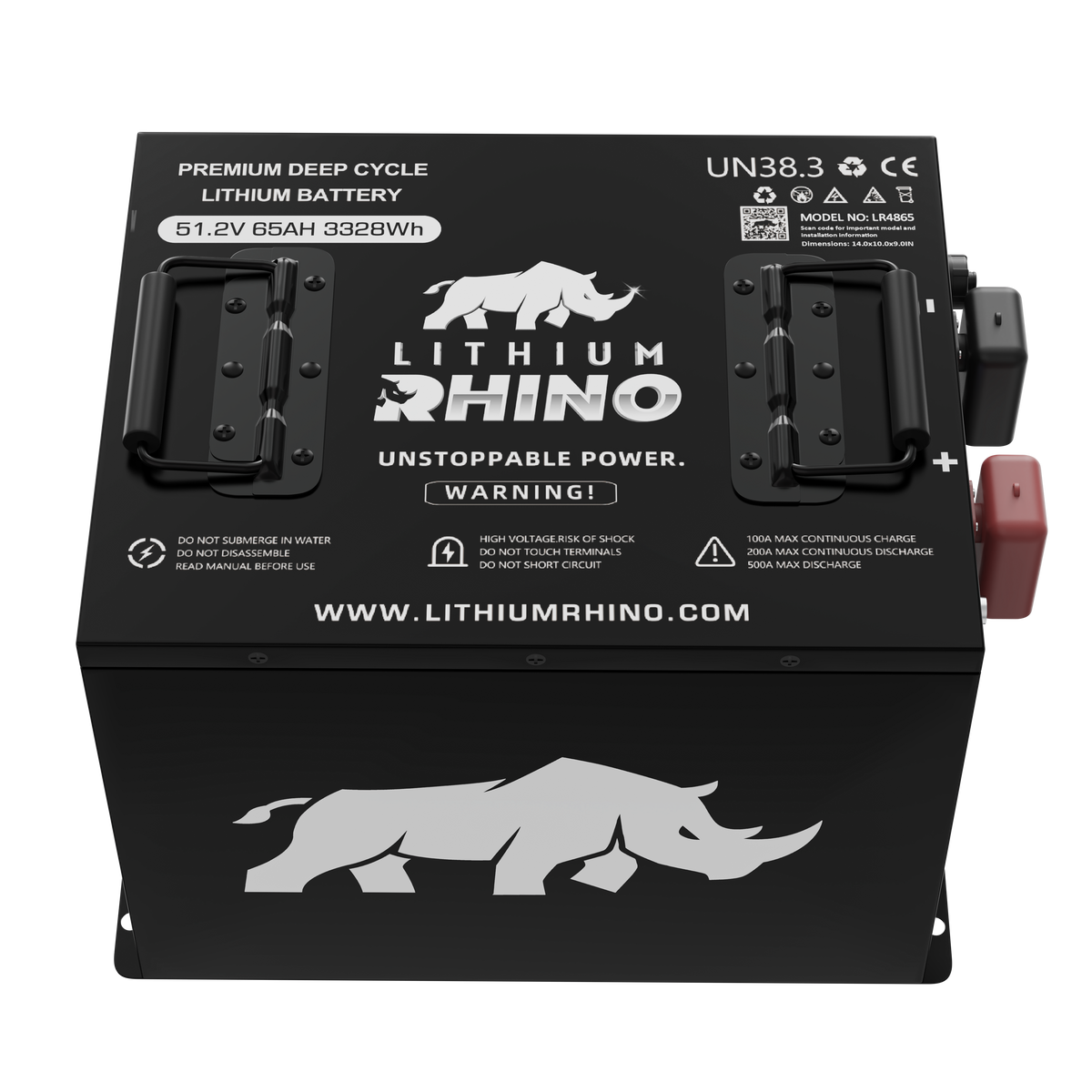 Rhino 48V 65ah Lithium Rhino Conversion Kit