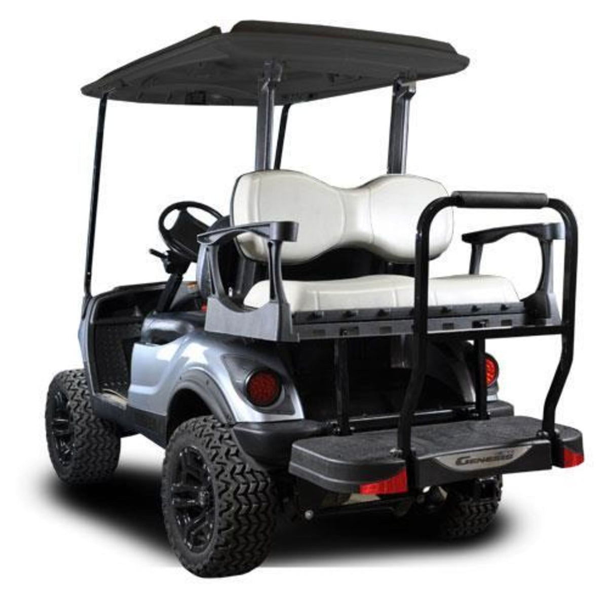 MadJax Genesis 300 with Deluxe Grey Aluminum Rear Flip Seat - Yamaha G29/Drive