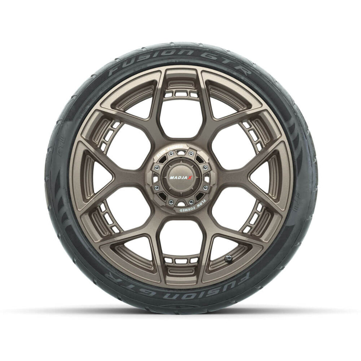 Set of (4) 15" Inch MadJax Flow Form Evolution Matte Bronze Wheels with GTW