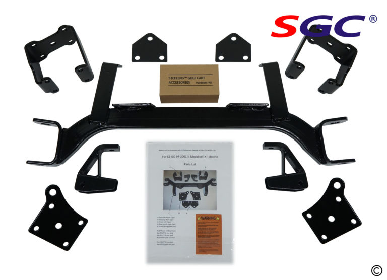 Lift Kit – 6′′ Drop Axle kit for EZGO TXT/PDS (1994 – 2001.5) Electric - LKTX08