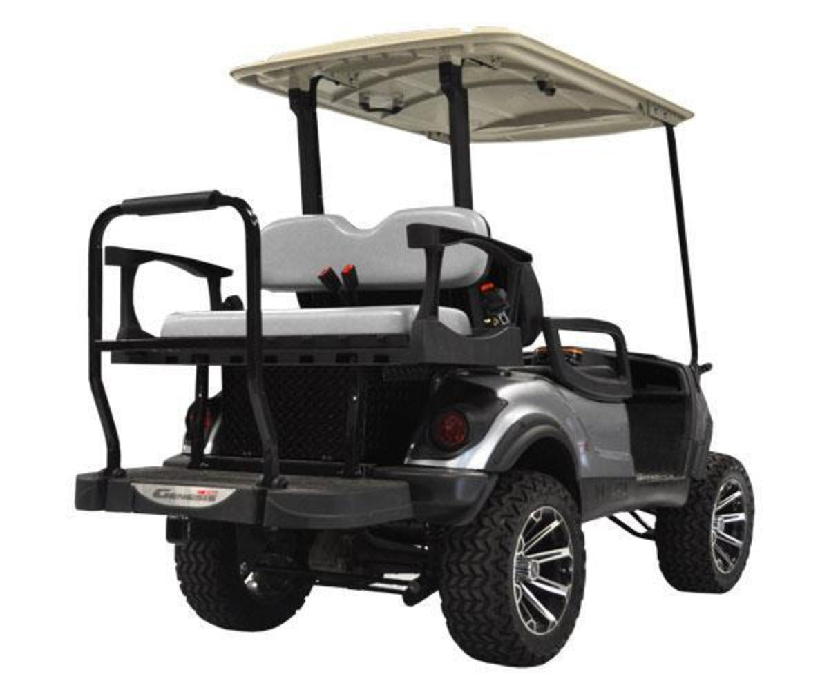 MadJax Genesis 300 with Standard Grey Aluminum Rear Flip Seat - Yamaha G29/Drive