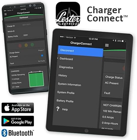 Lester Summit Series II Battery Charger w/Bluetooth - 1050W 24/36/48V