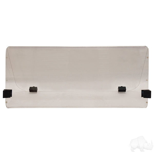 Windshield, Impact Modified Clear 2 Piece, Club Car DS Old Style 84-99
