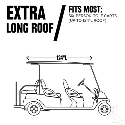 Enclosure - Deluxe 6 Passenger - Sand - Fits Up to 126" Top