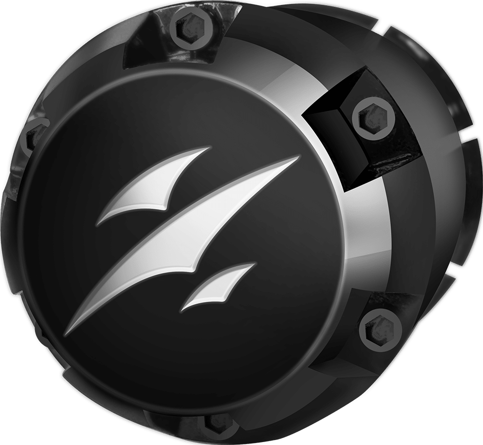 SGC 12 " Grizzly Matte Black Wheel - Aluminum Alloy / STEELENG 23 "x10.5 "-12 "
