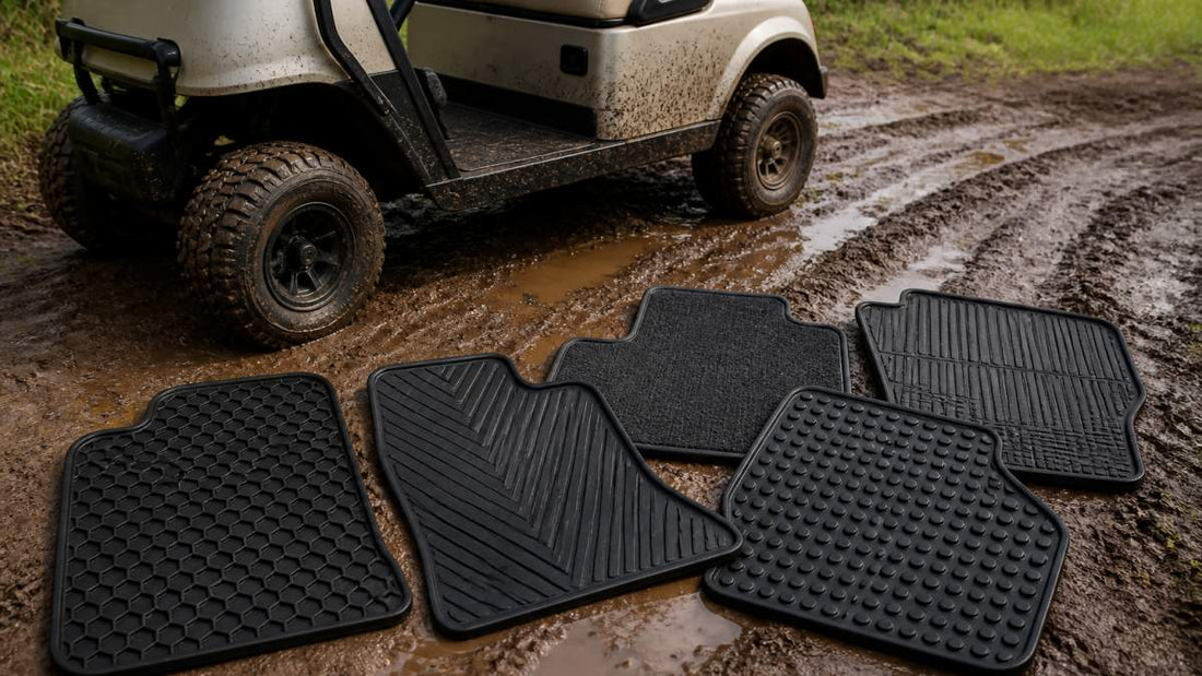 Best Affordable Golf Cart Floor Mats for Muddy Terrain