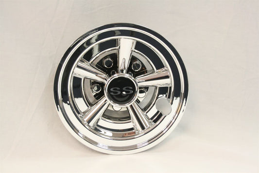 8" Chrome "SS" Wheel Cover