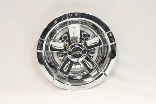 10" RHOX Vegas Chrome Golf Cart Wheel Cover/Hub Cap