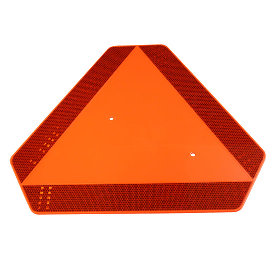 Plastic Slow Moving Vehicle Triangle With Spade Mount Kit