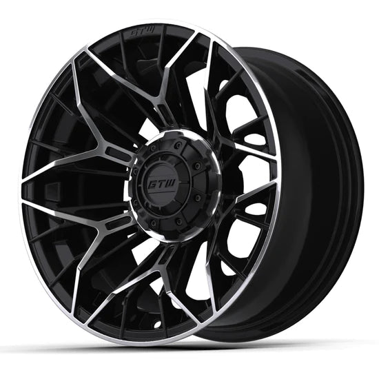 14" GTW Stellar Black & Machined Wheel