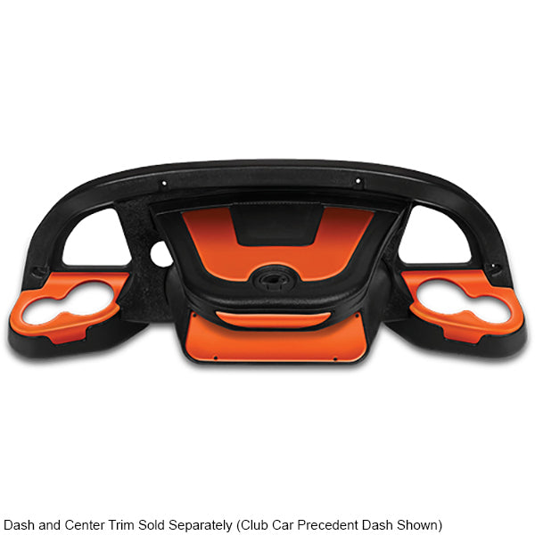 DoubleTake Sentry Dash Cup Holder Trim Set of 2, E-Z-Go TXT 96+, Orange