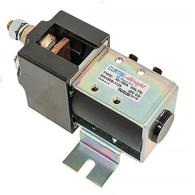 Curtis 48 Volt Heavy Duty High Amp Solenoid w/Bracket