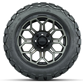 GTW Bronze/Black Bravo 14 in Wheels with 22x10-14 Timberwolf All-Terrain Tires