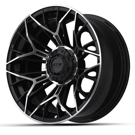 15" GTW Stellar Black & Machined Wheel